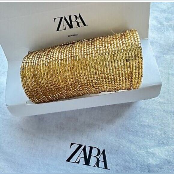 Nwt- Zara beaded cuff bracelet - Picture 2 of 3